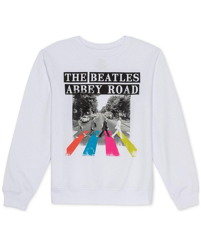 Love Tribe Juniors' Beatles Abbey Road Graphic Sweatshirt - Macy's