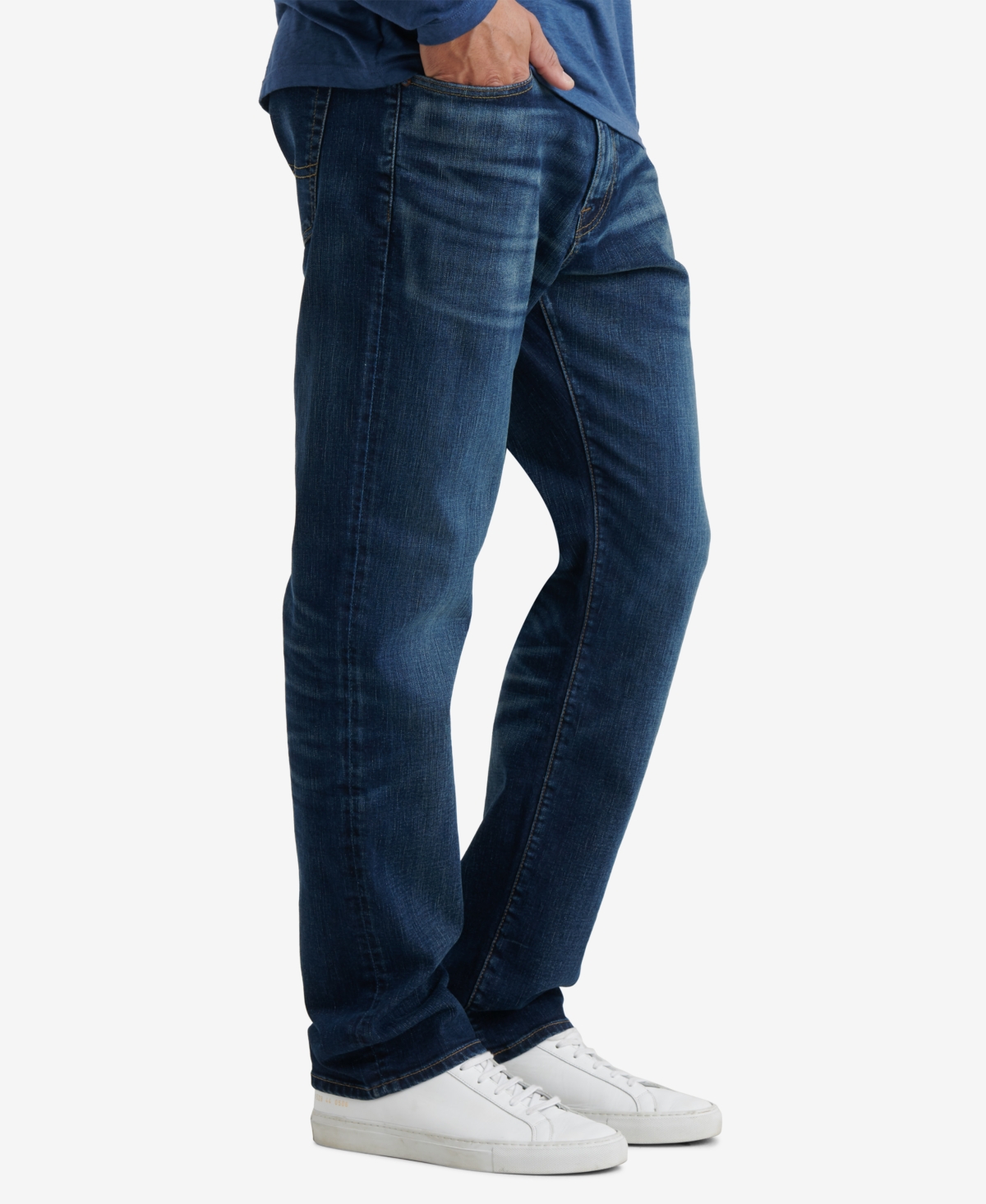 Shop Lucky Brand Men's 223 Harrison Straight Fit Stretch Jeans In Leon Park