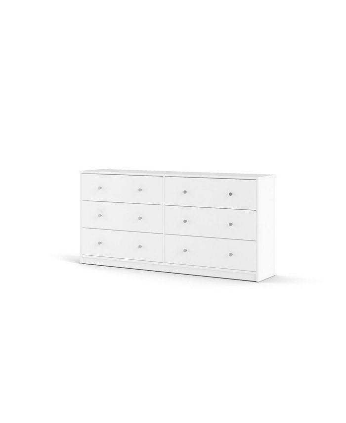 Tvilum Portland 6 Drawer Double Dresser Macy's