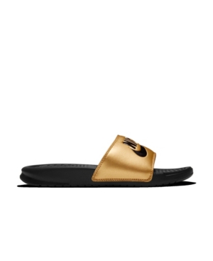 image of Nike Women-s Benassi Jdi Swoosh Slide Sandals from Finish Line