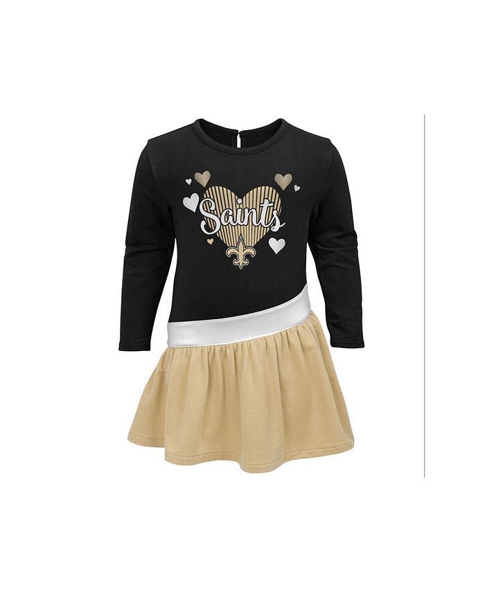 Outerstuff - Infant Girls New Orleans Saints Tunic Dress
