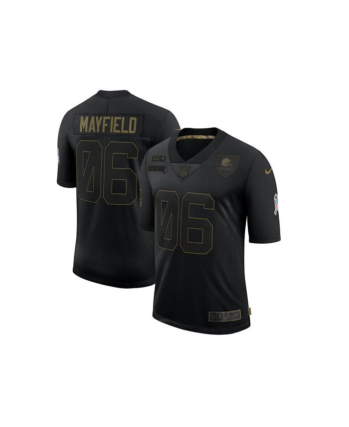 Nike Men's Cleveland Browns Salute to Service Limited Jersey - Macy's