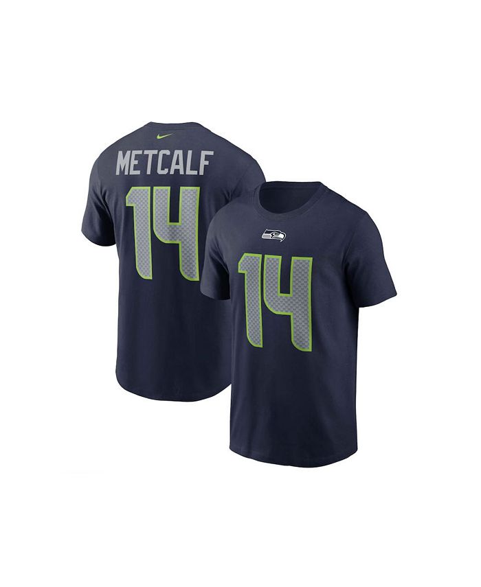 Nike - Seattle Seahawks Men's Pride Name and Number Wordmark T-Shirt D.K. Metcalf