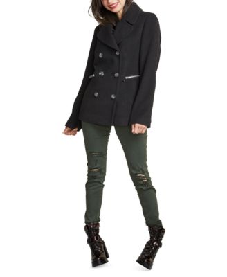 black peacoat macys