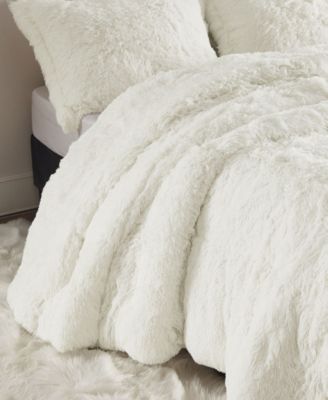 Malea Shaggy Faux-Fur 2-Pc. Duvet Cover Set, Twin