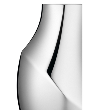 Georg Jensen Flora Vase, Medium In Stainless