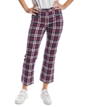Oat Plaid Ankle Pants