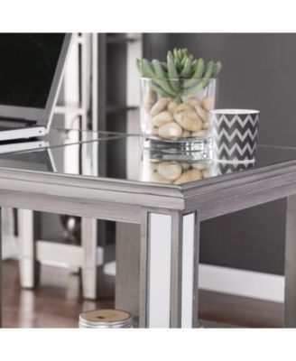 Worti Mirrored Desk Glam Style