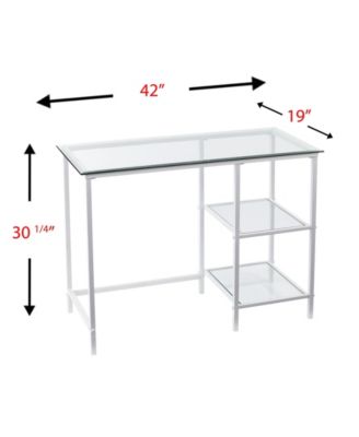 Louke Metal Glass Student Desk