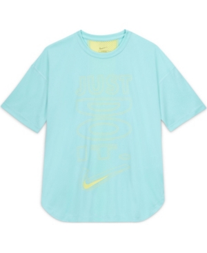 Nike Dri-fit Big Girls Short-Sleeve Training Top