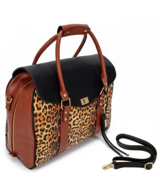 Leopard Travel Tote Weekender Bag