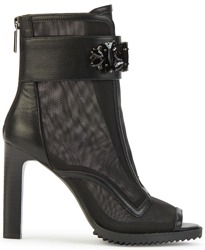 blayze peep toe bootie karl lagerfeld paris