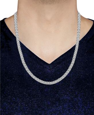 mens diamond link chain