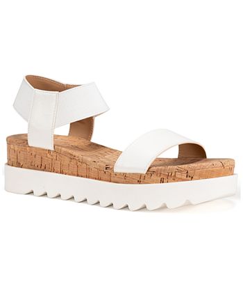 Sun + Stone Melanyy Wedge Sandals, Created for Macy's & Reviews ...