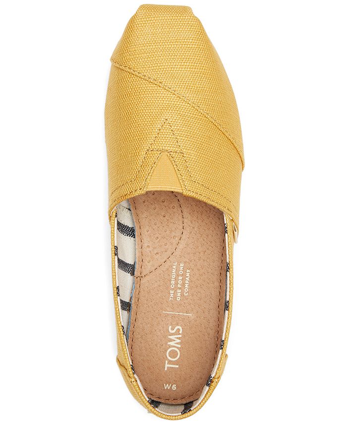 toms women's alpargata slip on flats