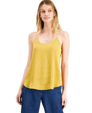 BAR III SCOOP-NECK CAMISOLE, CREATED FOR MACY'S