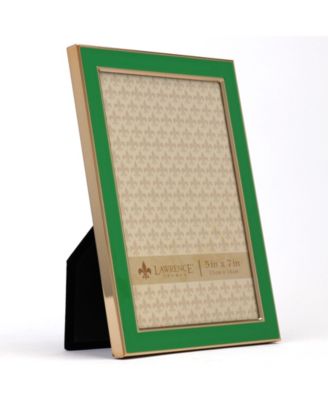 Metal and Enamel Picture Frame, 5" x 7"