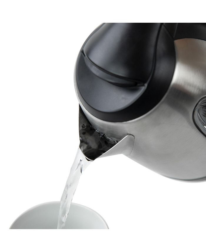 HomeCraft HCWK1SS 1Liter Electric Water Kettle, Stainless Steel Macy's