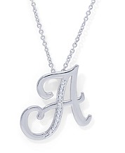 HH Bling Empire Gold/Silver Initial Neckaces for Women, Diamond Initial  Necklaces for Girls, Iced Out Letter Necklace with Initials A-Z 18 Inch