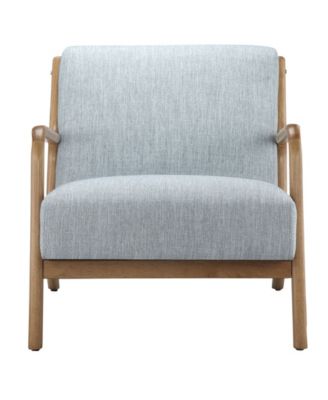Novak 27"W Mid-Century Modern Accent Armchair