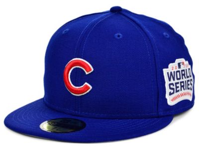 chicago cubs world series fitted hat