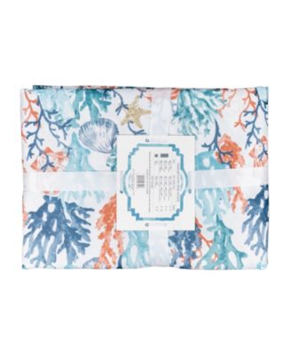Coralee Indoor Outdoor 100% Polyester Tablecloth 