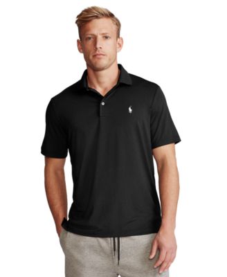 ralph lauren mens black polo shirt