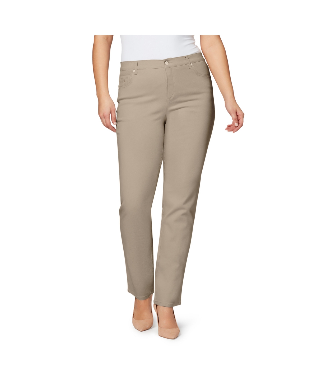Women's Plus Amanda Short Length Jean - Hazelnut