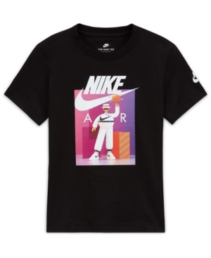 image of Nike Air Toddler Boys Basketball Logo Graphic T-shirt