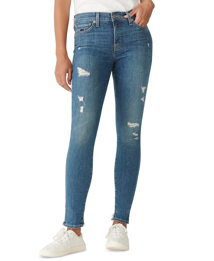 Lucky Brand Ava Distressed Super Skinny Jeans - Macy's