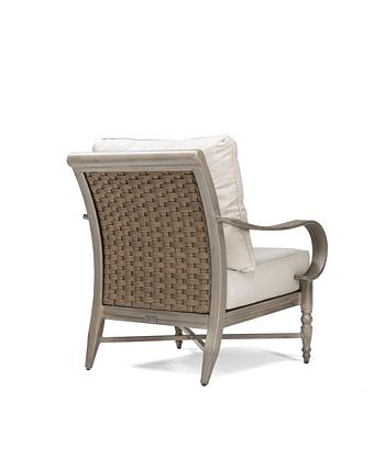 Furniture - Grayson Wicker Outdoor Lounge Chair with Outdura Remy Sand Cushion