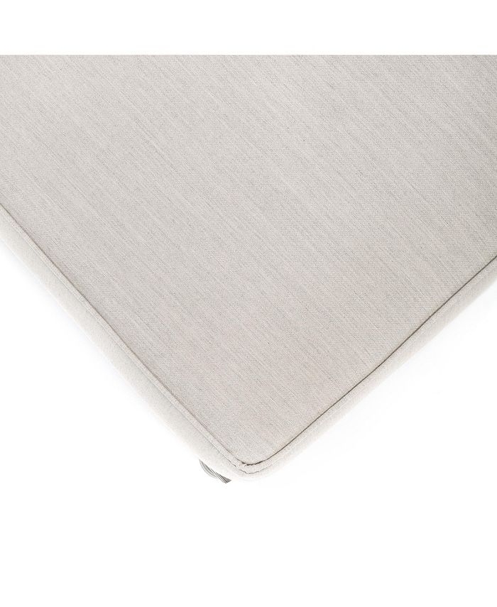 Furniture Winston Grayson Wicker Outdoor Ottoman with Outdura ® Remy