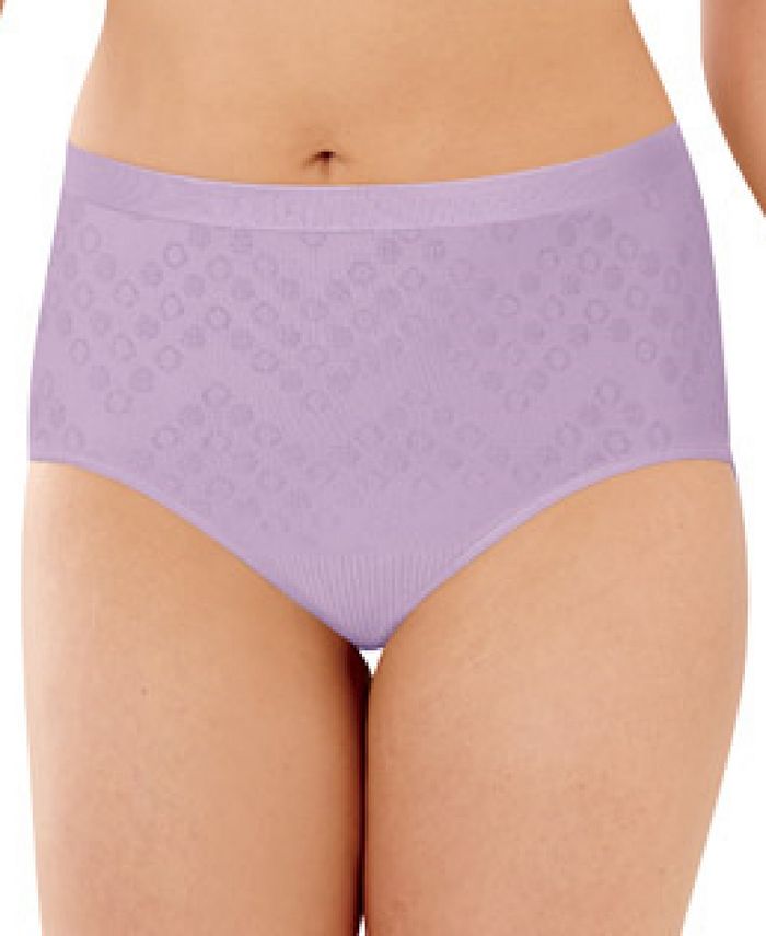 BALI Comfort Revolution Seamless Purple Brief Panty Underwear
