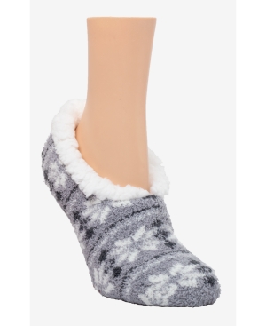 image of CuddlDuds Sherpa Lined Ballerina Slipper Socks