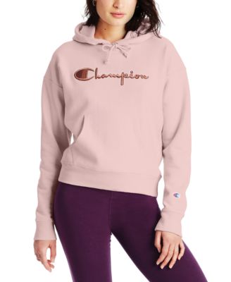 champion hush pink sweatshirt