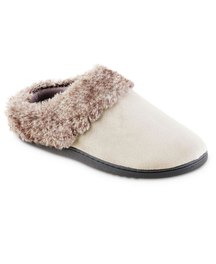 Isotoner Signature Isotoner Women's Boxed Velour Hoodback Slippers Macy's