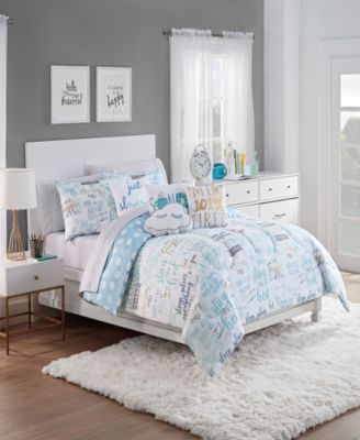 Waverly Spree Lights Out Reversible Comforter Set 2 Piece Bedding