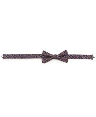 Men's Mardi Gras Stripe Bow Tie