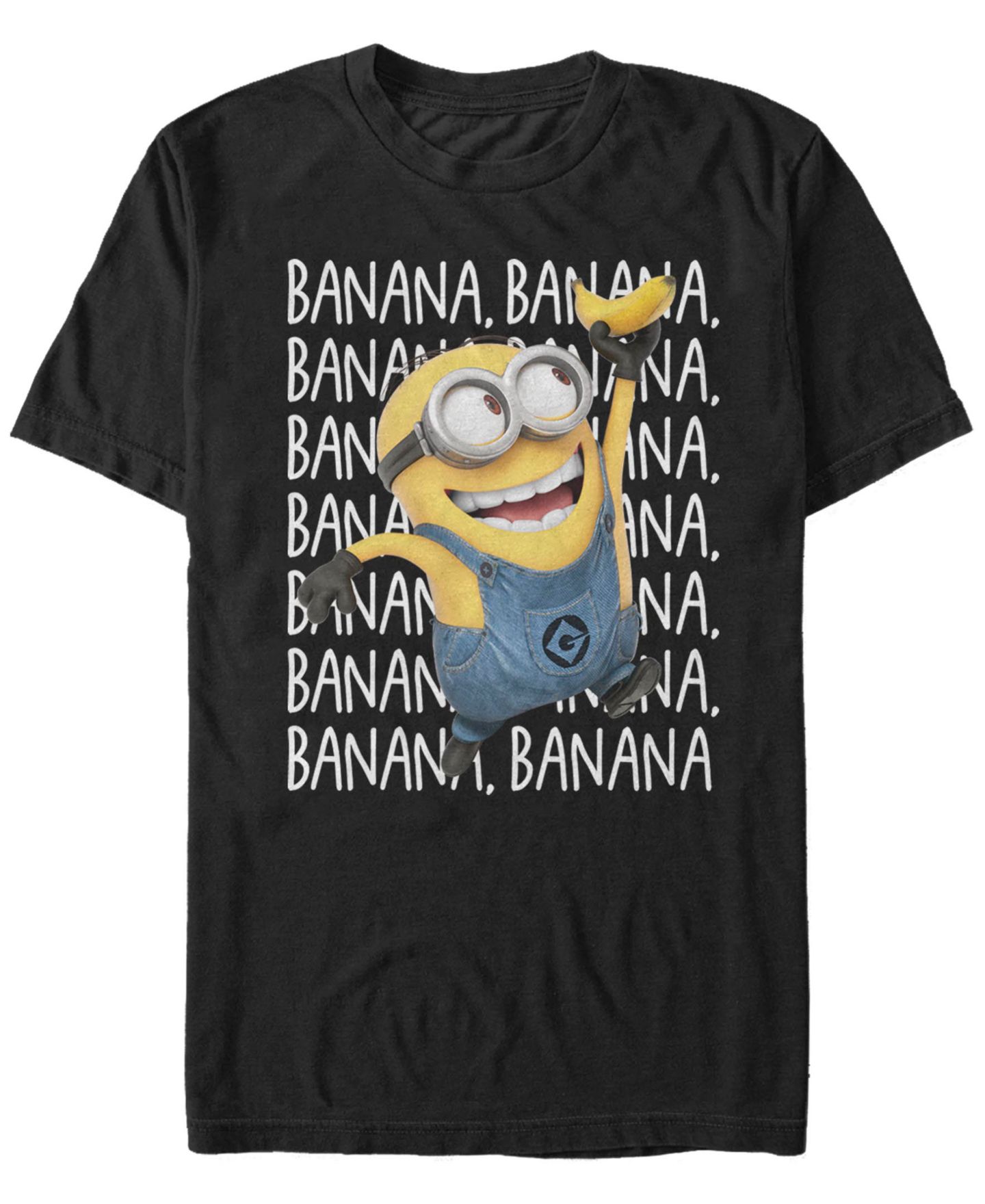 Мужская футболка Fifth Sun Minions Gone Bananas Short Sleeve, цвет: Чёрный — фото 1