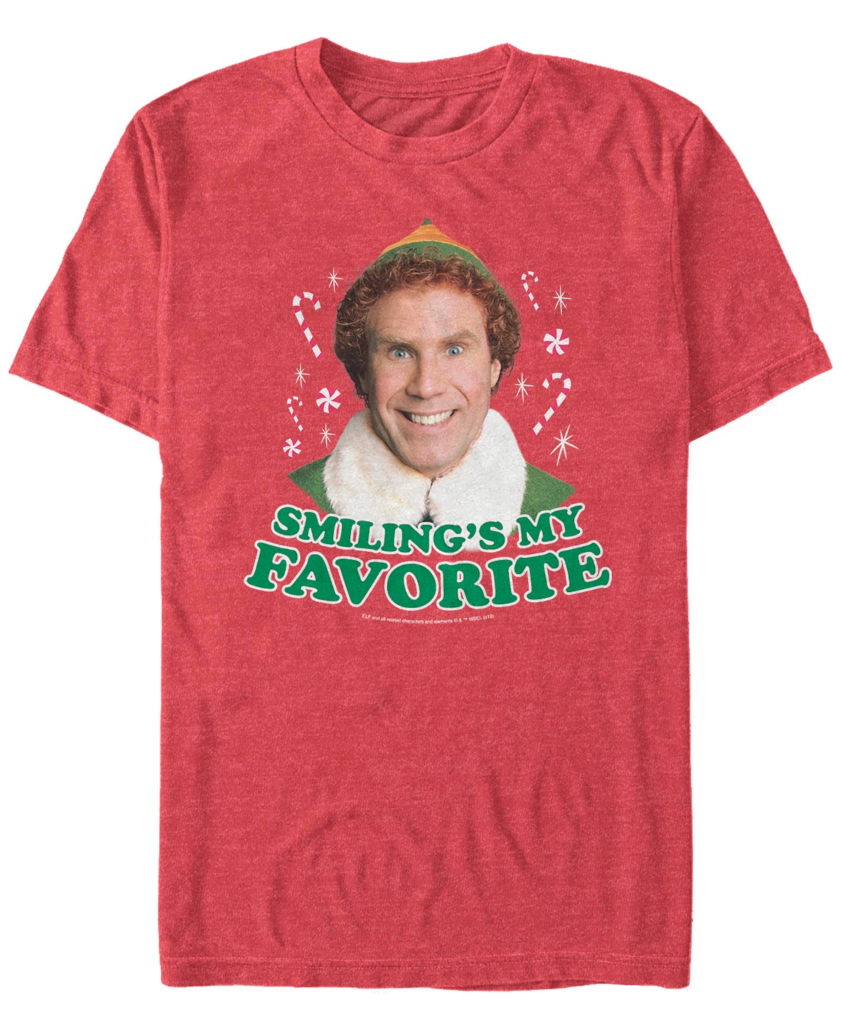 Men's Elf Buddy Smiles Short Sleeve T-shirt