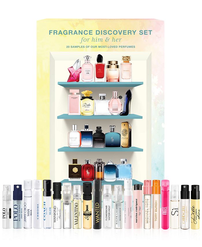 Created For Macy's 20Pc. Fragrance Discovery Set for Him & Her, Created for Macy's Macy's