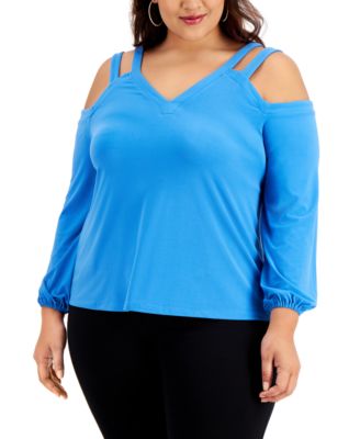 macy's women's plus size blouses