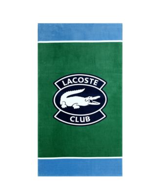 Club Cotton Colorblocked Logo Beach Towel