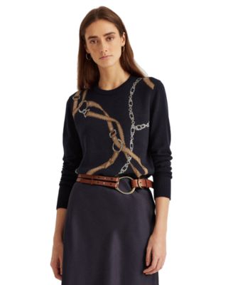 Lauren Ralph Lauren - Printed Cotton Sweater