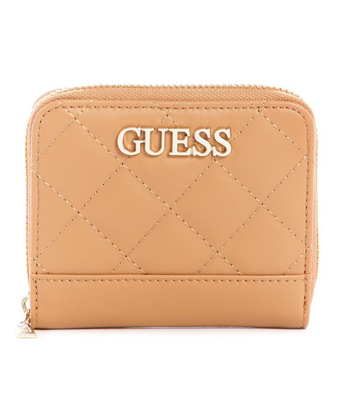GUESS Illy Small Quilted Zip Around Wallet Macy's