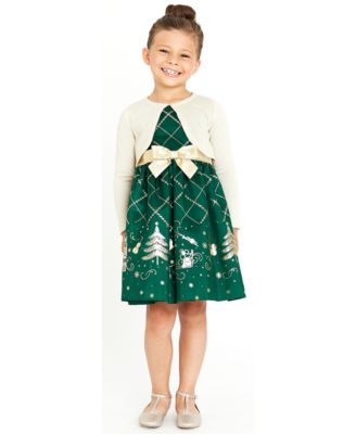 bonnie jean nutcracker dress green