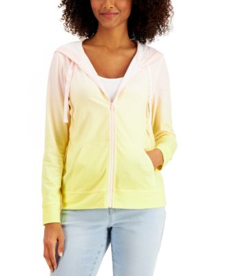 Style & Co - Ombr&eacute; Zip Hoodie
