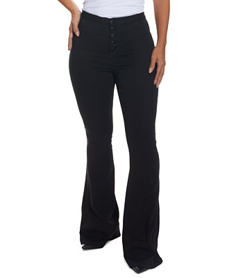 Dollhouse Juniors' Curvy-Fit Flare Jeans - Macy's
