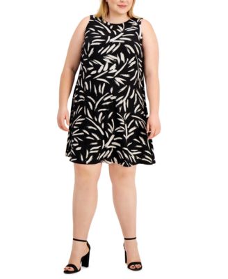 Kasper - Plus Size Printed Dress