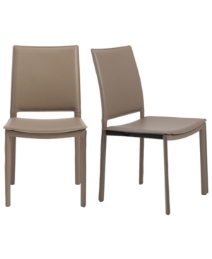 Kate Dining Chair in Leatherette - Set Of 2
